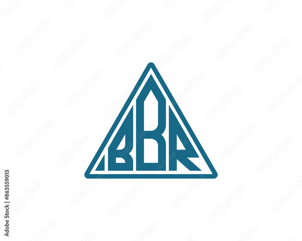 BBR logo design vector template BBR logo design vector template