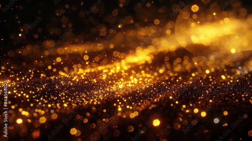 Flood light magic sparkling particles Flood light magic sparkling particles