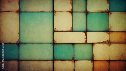 Fondo de pantalla cuadricular retro