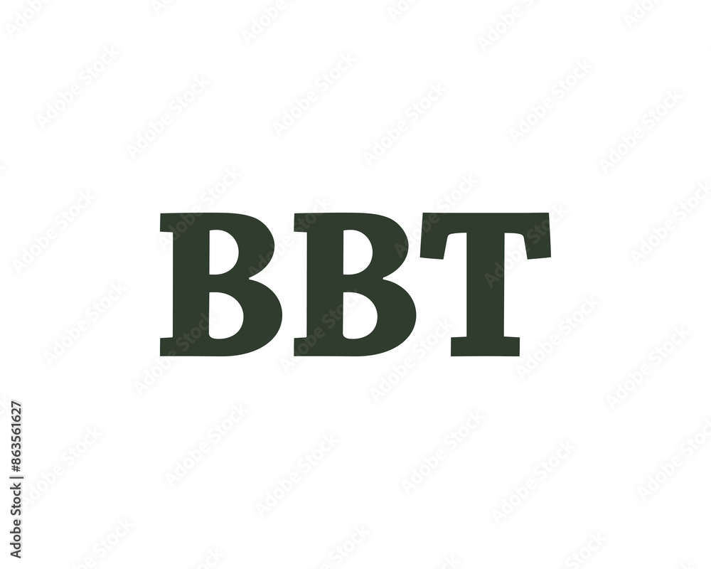 BBT Logo design vector template BBT Logo design vector template
