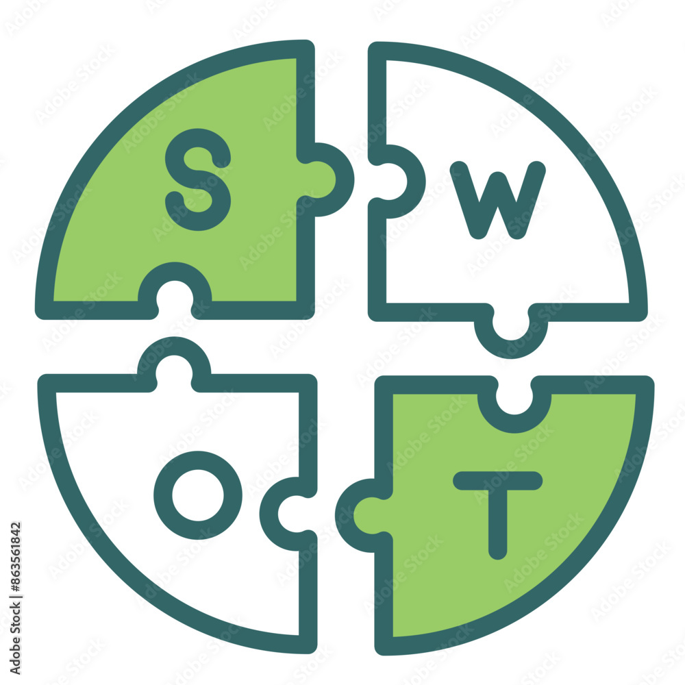 Swot Matrix Icon