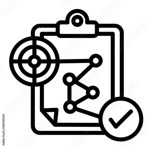 Critical Path Method Icon