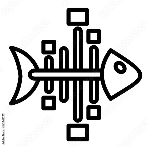 Fishbone Diagram Icon