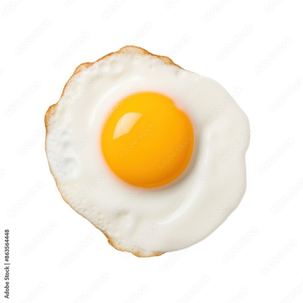 Sunny Side Up Egg Isolated on White Sunny Side Up Egg Isolated on White