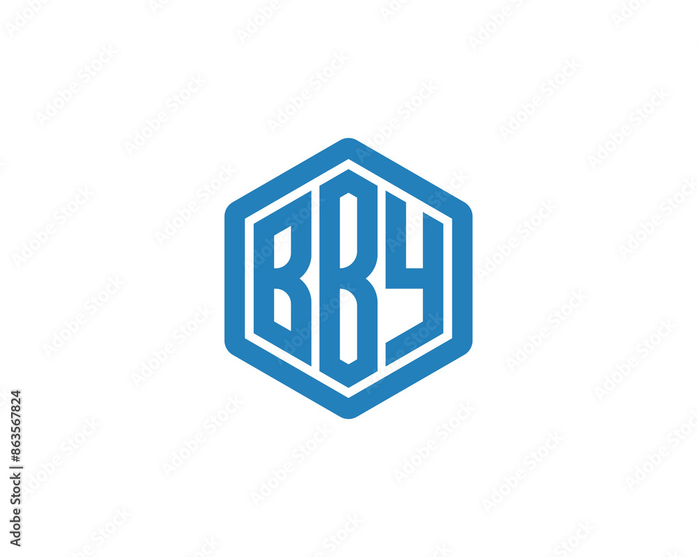 BBY logo design vector template BBY logo design vector template