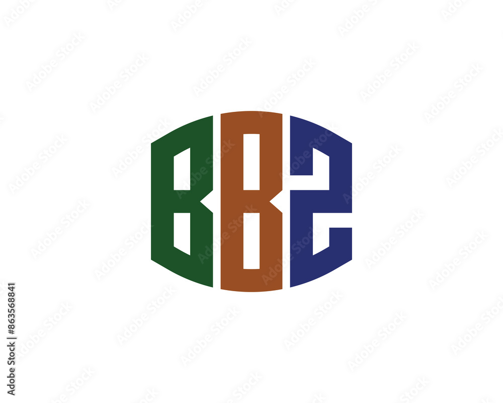 BBZ logo design vector template BBZ logo design vector template