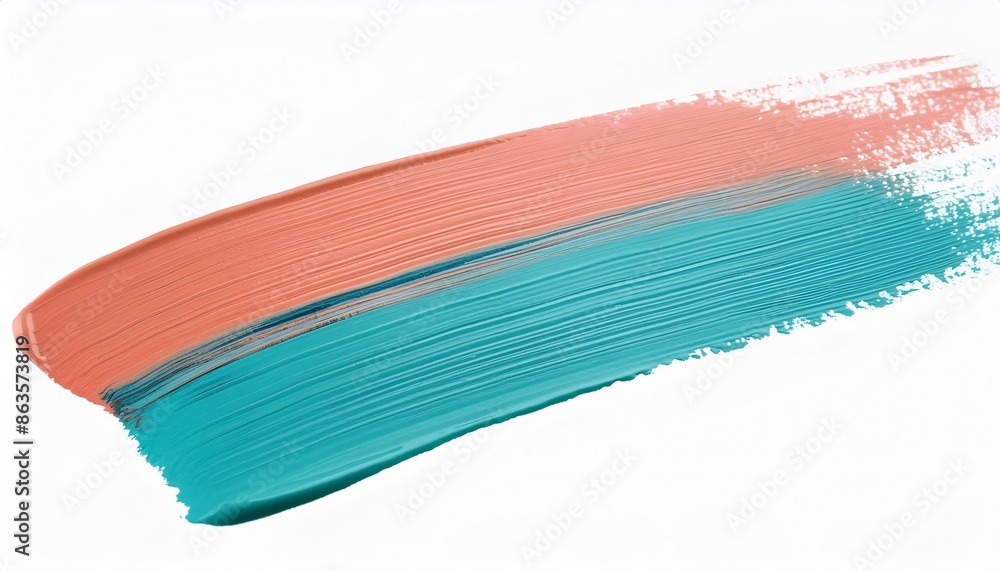 Two colors of paint mixing together, creating a swirling abstract design Two colors of paint mixing together, creating a swirling abstract design