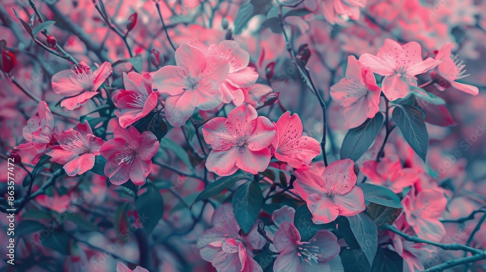 Pink blooms resemble paradise Pink blooms resemble paradise