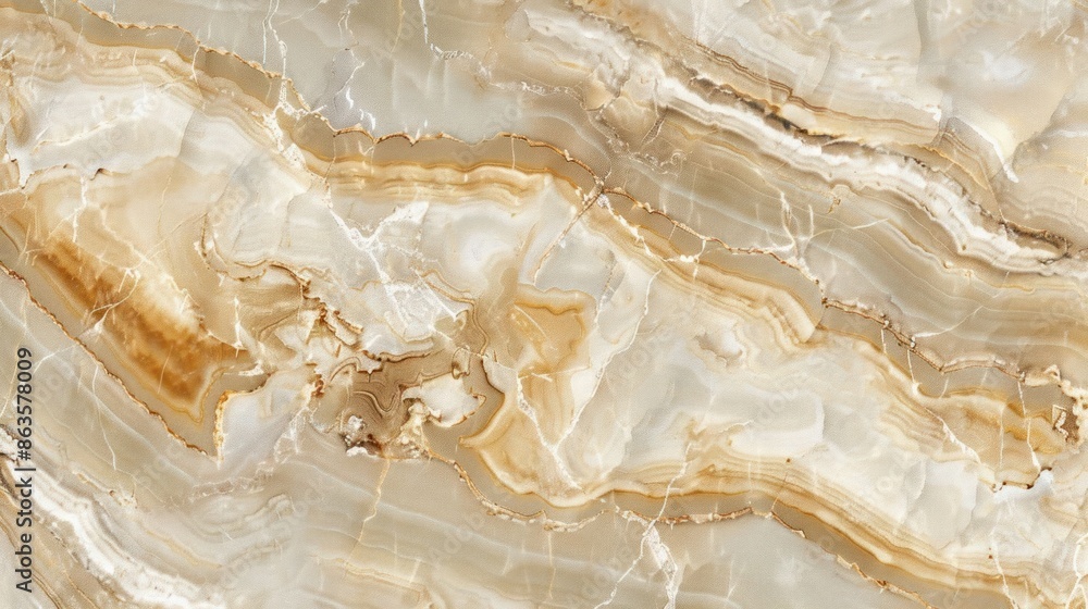 Naklejka premium Glossy marble swirls luxury surface design