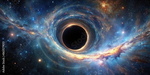 Close up view of a mysterious black hole in outer space, mysterious, black hole, outer space, astronomy, unknown photo