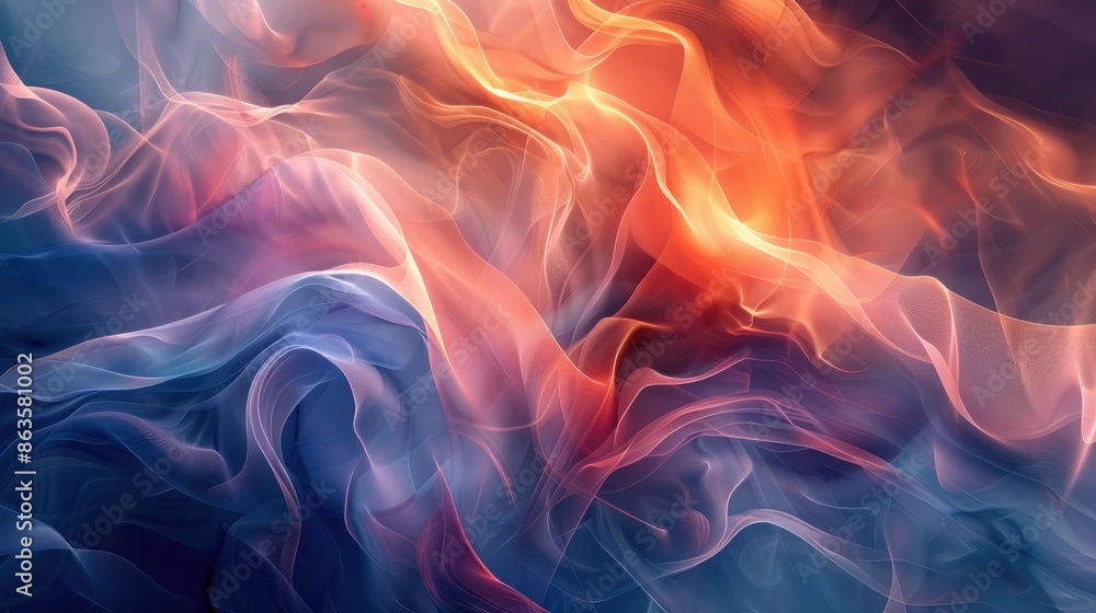 Abstract vibrant fluid art with swirling colors Abstract vibrant fluid art with swirling colors