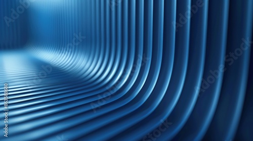 A blue and white striped background with a blue and white color scheme