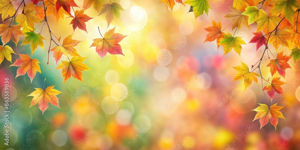Soft blurred background of colorful autumn leaves, fall, foliage, nature, seasonal, vibrant, blur, abstract, texture, beauty Soft blurred background of colorful autumn leaves, fall, foliage, nature, seasonal, vibrant, blur, abstract, texture, beauty