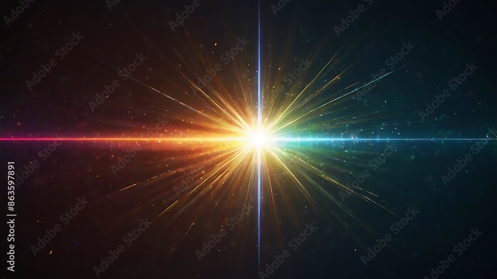 heavy lens flare light leak chromatic aberration overlay effect isolated on transparent background heavy lens flare light leak chromatic aberration overlay effect isolated on transparent background
