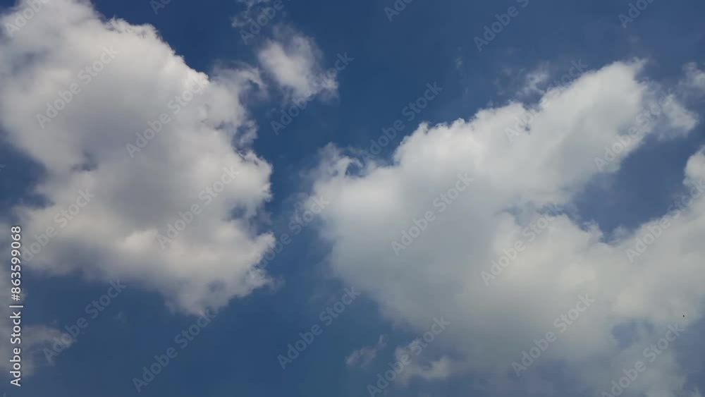 Time lapse of clouds in the sky Time lapse of clouds in the sky