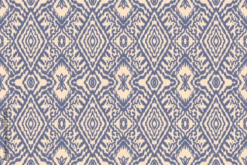 Seamless pattern ethnic design, ikat seamless pattern, ikat art. beautiful hand drawn Design for textile and printin gethnic pattern.beautiful pattern. folk embroidery,bohemian style, abstract art	