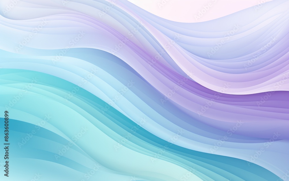 Tranquil Pastel Waves Seamless Pattern - Soft Colored Digital Illustration for Serene Modern Background Design Tranquil Pastel Waves Seamless Pattern - Soft Colored Digital Illustration for Serene Modern Background Design