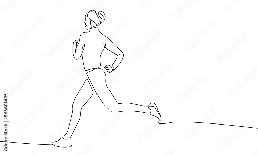 Runner One Line Drawing. Running Concept Abstract Minimal Drawing. Athlete Continuous One Line Illustration. Activity Lifestyle Modern Trendy Contour Drawing. Vector EPS 10. Runner One Line Drawing. Running Concept Abstract Minimal Drawing. Athlete Continuous One Line Illustration. Activity Lifestyle Modern Trendy Contour Drawing. Vector EPS 10.