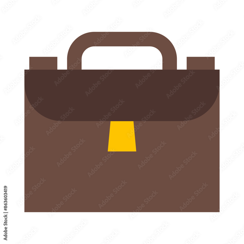Briefcase Flat Icon Design Briefcase Flat Icon Design
