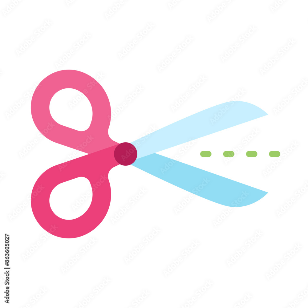 Cutting Flat Icon Design Cutting Flat Icon Design