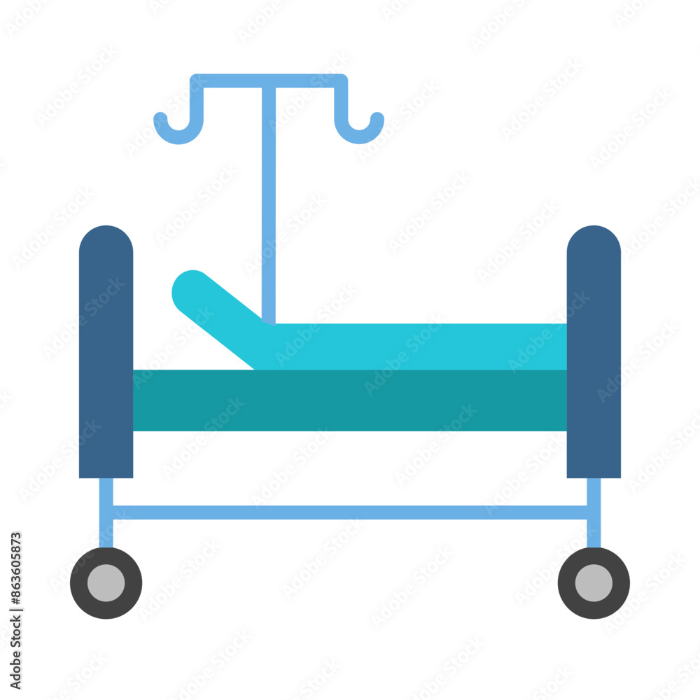 Bed Flat Icon Design Bed Flat Icon Design