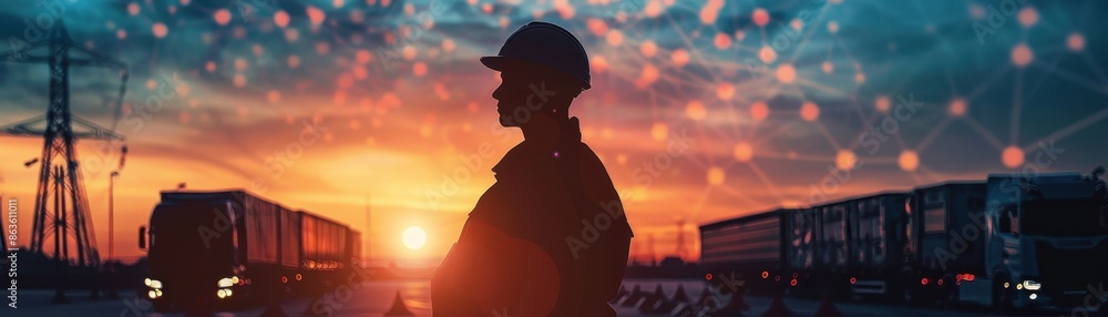 a logistics manager with supply chain networks and transportation technology a logistics manager with supply chain networks and transportation technology