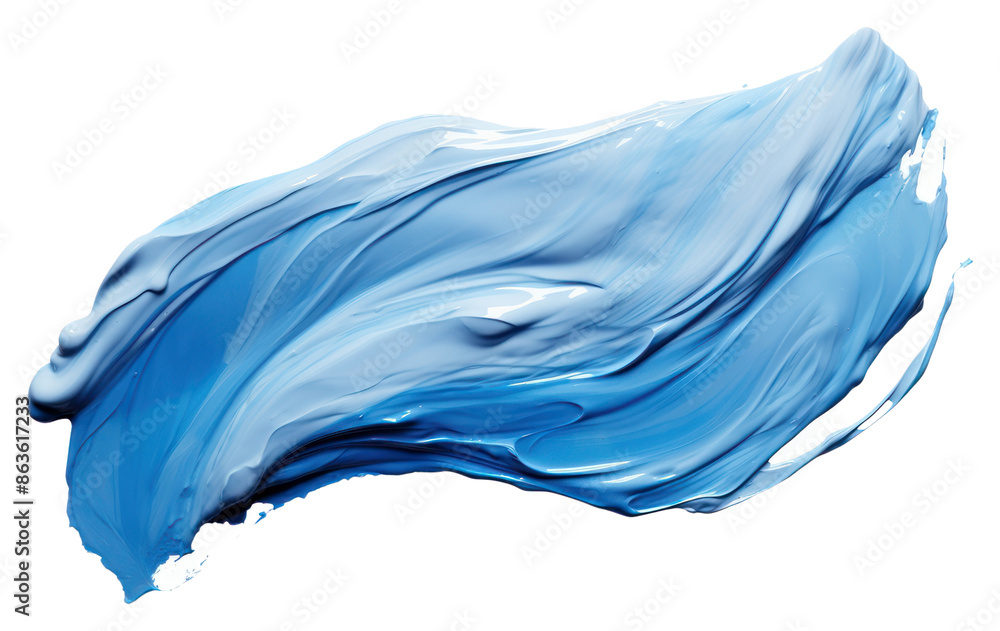 Fototapeta premium PNG Blue creativity splattered turquoise transparent background