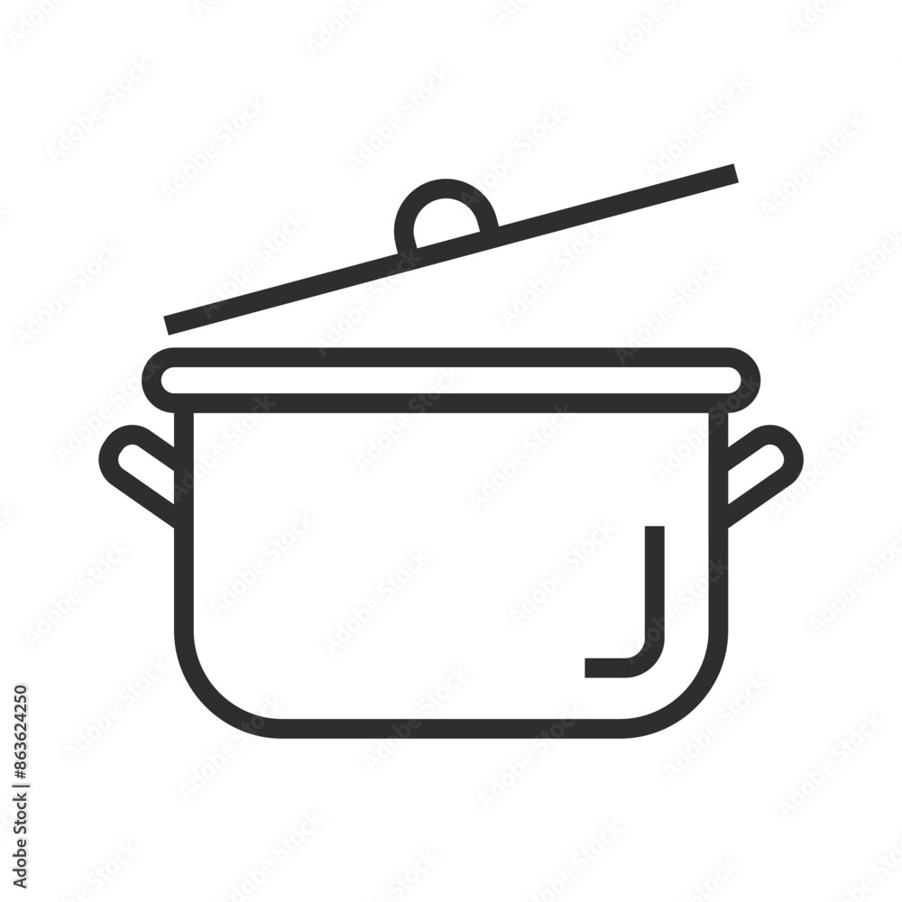 Cooking pan outline icons, editable stroke isolated on white background flat vector illustration Cooking pan outline icons, editable stroke isolated on white background flat vector illustration