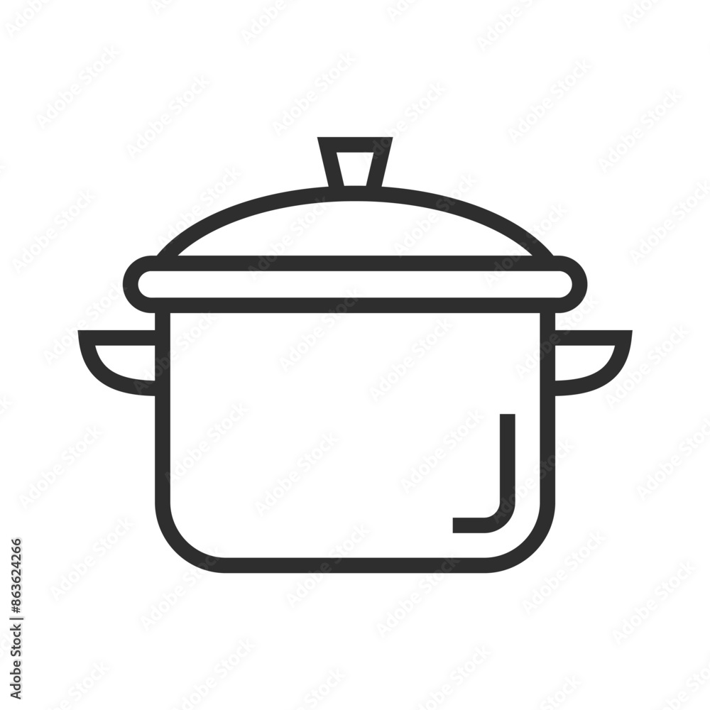 Cooking pan outline icons, editable stroke isolated on white background flat vector illustration Cooking pan outline icons, editable stroke isolated on white background flat vector illustration
