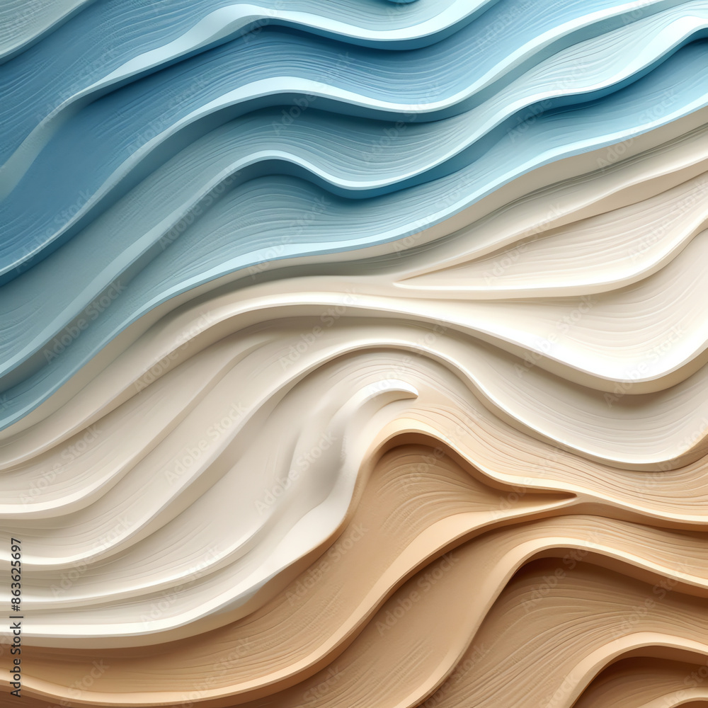 Fototapeta premium abstract background with waves