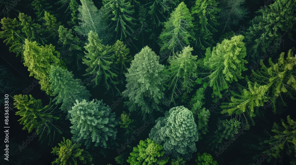 A stunning aerial view of a dense pine forest showcasing the lush green foliage and varied tree heights, creating a serene and natural landscape. A stunning aerial view of a dense pine forest showcasing the lush green foliage and varied tree heights, creating a serene and natural landscape.