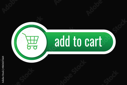 vector add to cart button design
