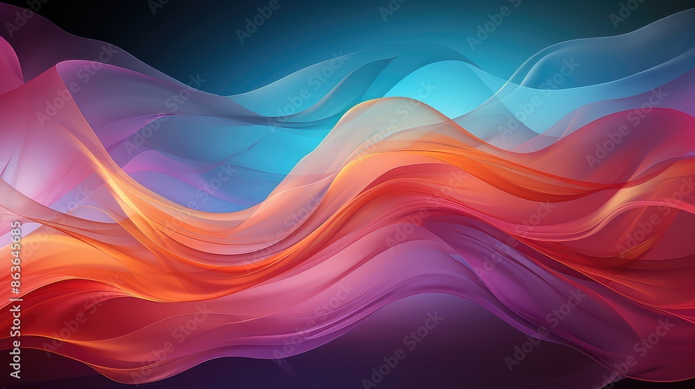 abstract colorful background with smooth wavy lines abstract colorful background with smooth wavy lines