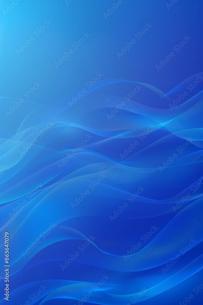 Fototapeta premium 抽象的な青いグラデーションの幾何学的な背景