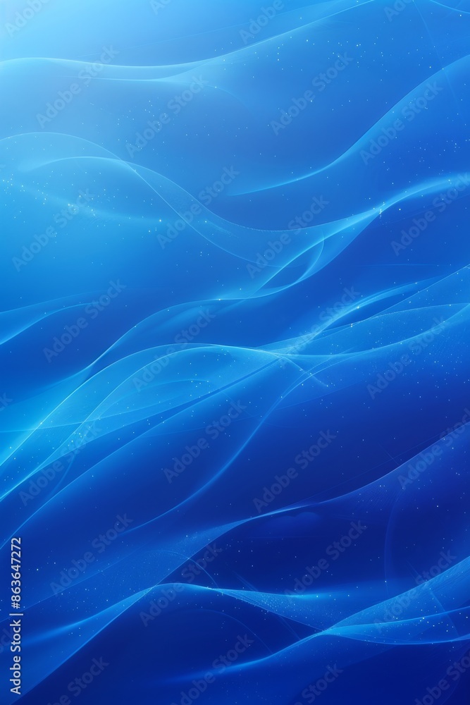 Obraz premium 抽象的な青いグラデーションの幾何学的な背景