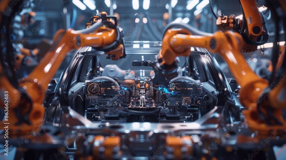 Automated Excellence Robotic Precision in Car Manufacturing Automated Excellence Robotic Precision in Car Manufacturing