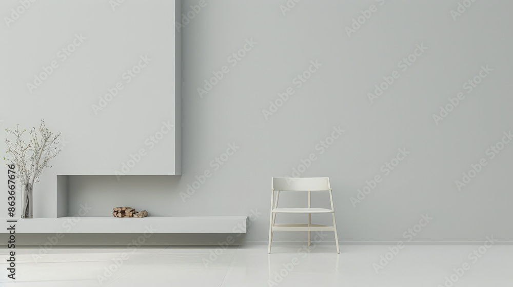 custom made wallpaper toronto digitalLuxury living room interiors in neutral tones with minimal ornaments and natural window lighting. Interiors composition for property advertising.