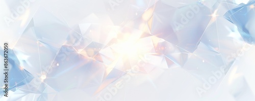 幾何学模様の白背景