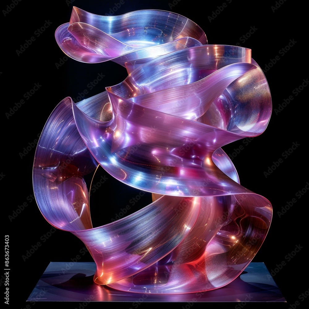 Abstract Art Display, Modern Sculpture Abstract Art Display, Modern Sculpture