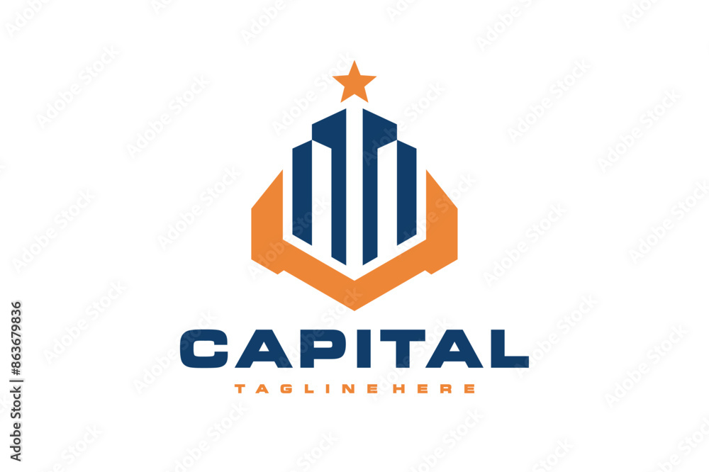 capital build star logo capital build star logo