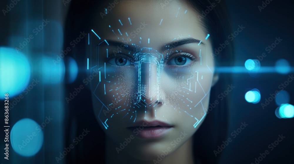 Facial Recognition System. Face Recognition. 
