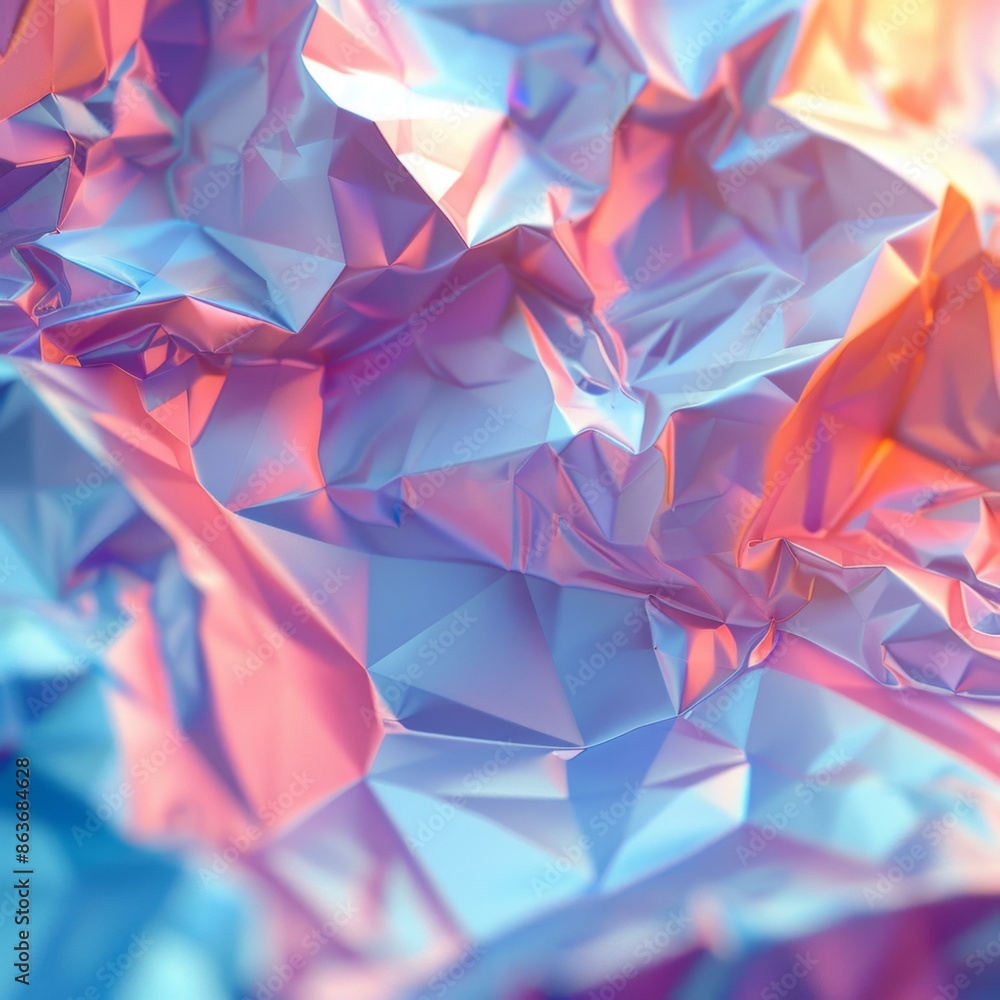 Vibrant 3D Paper Art Vibrant 3D Paper Art