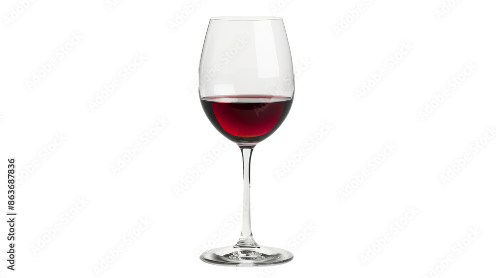 A glass of wine on a transparent background A glass of wine on a transparent background