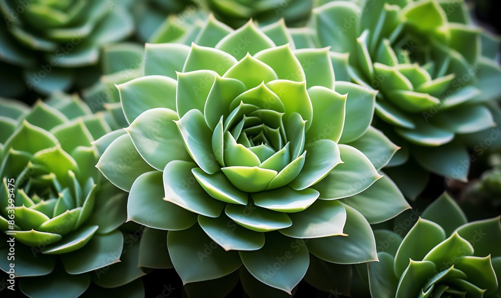 Succulent Rosette Close-Up Succulent Rosette Close-Up