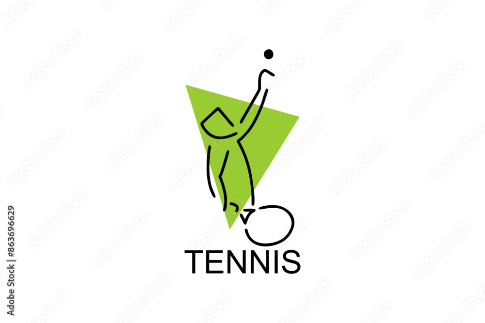 Tennis sport vector line icon. sportman, equipment sign. sport pictogram illustration. Tennis sport vector line icon. sportman, equipment sign. sport pictogram illustration.