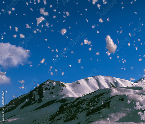 winter mountain landscape