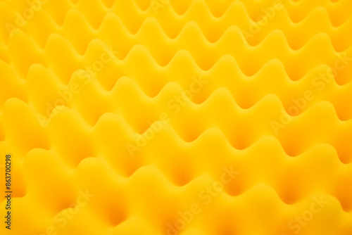 Fényképezés Yellow acoustic foam