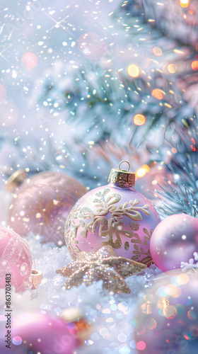 The Festive Christmas Background: Celebrate the Holiday Season with Joy and Cheer. Ideal for greeting cards, social media posts, event invitations, promotional materials, and holiday-themed content.