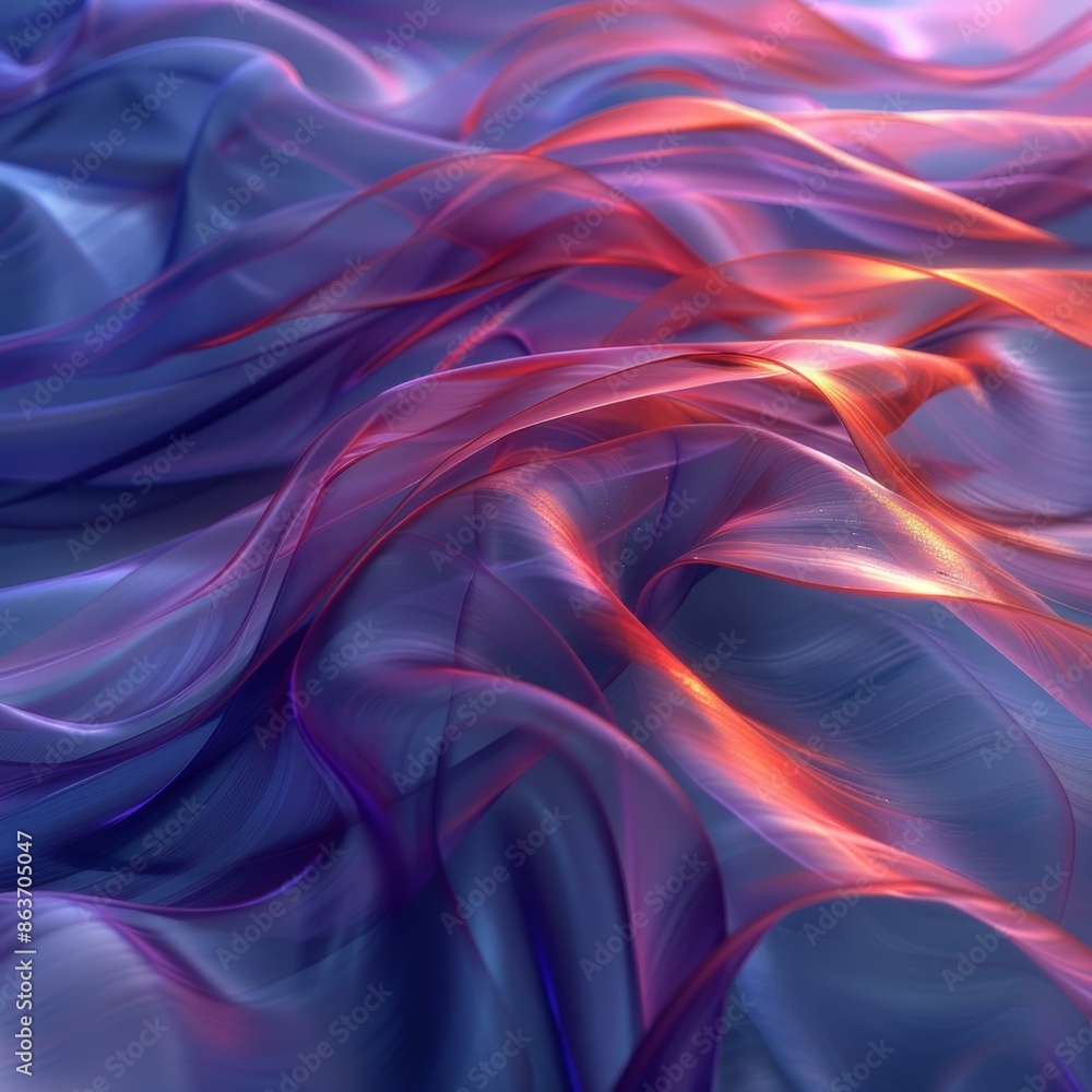 Obraz premium Artistic Abstract Cloth Texture with Pink and Purple Colors