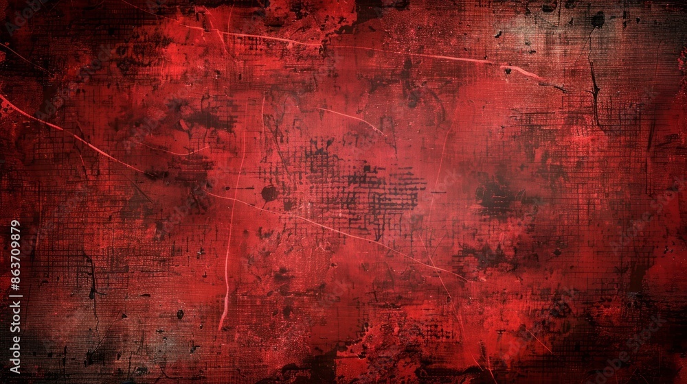 Obraz premium Red and Black Grunge Background